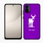 כיסוי בעיצוב אישי עם השם שלך לדגם - Motorola Moto E15 4G בעיצוב צבי