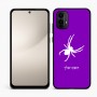 כיסוי בעיצוב אישי עם השם שלך לדגם - Motorola Moto E15 4G בעיצוב עכביש