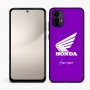 כיסוי בעיצוב אישי עם השם שלך לדגם - Motorola Moto E15 4G בעיצוב הונדה