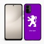 כיסוי בעיצוב אישי עם השם שלך לדגם - Motorola Moto E15 4G בעיצוב פיג'ו