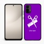 כיסוי בעיצוב אישי עם השם שלך לדגם - Motorola Moto E15 4G בעיצוב מעצב שיער