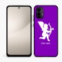 כיסוי בעיצוב אישי עם השם שלך לדגם - Motorola Moto E15 4G בעיצוב קופידון