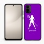 כיסוי בעיצוב אישי עם השם שלך לדגם - Motorola Moto E15 4G בעיצוב אישה שטן