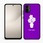 כיסוי בעיצוב אישי עם השם שלך לדגם - Motorola Moto E15 4G בעיצוב פרח