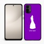 כיסוי בעיצוב אישי עם השם שלך לדגם - Motorola Moto E15 4G בעיצוב נסיכה