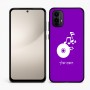 כיסוי בעיצוב אישי עם השם שלך לדגם - Motorola Moto E15 4G בעיצוב תקליטור - אזור מוזיקה