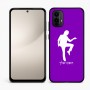כיסוי בעיצוב אישי עם השם שלך לדגם - Motorola Moto E15 4G בעיצוב רקדן