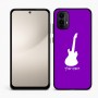 כיסוי בעיצוב אישי עם השם שלך לדגם - Motorola Moto E15 4G בעיצוב גיטרה