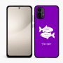 כיסוי בעיצוב אישי עם השם שלך לדגם - Motorola Moto E15 4G בעיצוב מזלות - דגים