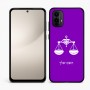 כיסוי בעיצוב אישי עם השם שלך לדגם - Motorola Moto E15 4G בעיצוב מזלות - מאזניים