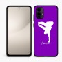 כיסוי בעיצוב אישי עם השם שלך לדגם - Motorola Moto E15 4G בעיצוב ברייקדאנס