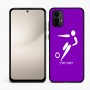 כיסוי בעיצוב אישי עם השם שלך לדגם - Motorola Moto E15 4G בעיצוב כדורגל אולימפי