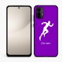 כיסוי בעיצוב אישי עם השם שלך לדגם - Motorola Moto E15 4G בעיצוב רץ