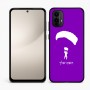 כיסוי בעיצוב אישי עם השם שלך לדגם - Motorola Moto E15 4G בעיצוב צניחה חופשית
