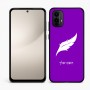 כיסוי בעיצוב אישי עם השם שלך לדגם - Motorola Moto E15 4G בעיצוב נוצת נוצה