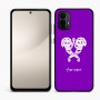 כיסוי בעיצוב אישי עם השם שלך לדגם - Motorola Moto E15 4G בעיצוב פרחי קרן