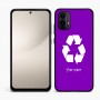 כיסוי בעיצוב אישי עם השם שלך לדגם - Motorola Moto E15 4G בעיצוב למחזר