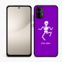 כיסוי בעיצוב אישי עם השם שלך לדגם - Motorola Moto E15 4G בעיצוב סקלטון