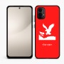 כיסוי בעיצוב אישי עם השם שלך לדגם - Motorola Moto E15 4G בעיצוב נשר אמריקאי