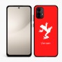 כיסוי בעיצוב אישי עם השם שלך לדגם - Motorola Moto E15 4G בעיצוב צפרדע טרופית