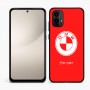 כיסוי בעיצוב אישי עם השם שלך לדגם - Motorola Moto E15 4G בעיצוב ב.מ.וו