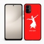 כיסוי בעיצוב אישי עם השם שלך לדגם - Motorola Moto E15 4G בעיצוב בלרינה