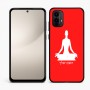 כיסוי בעיצוב אישי עם השם שלך לדגם - Motorola Moto E15 4G בעיצוב אימון יוגה