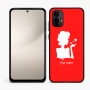 כיסוי בעיצוב אישי עם השם שלך לדגם - Motorola Moto E15 4G בעיצוב אהבת נשים