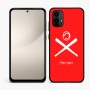כיסוי בעיצוב אישי עם השם שלך לדגם - Motorola Moto E15 4G בעיצוב כדור בסיס