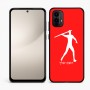 כיסוי בעיצוב אישי עם השם שלך לדגם - Motorola Moto E15 4G בעיצוב זורק כידון