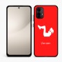 כיסוי בעיצוב אישי עם השם שלך לדגם - Motorola Moto E15 4G בעיצוב אישה מתאמנת