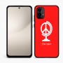 כיסוי בעיצוב אישי עם השם שלך לדגם - Motorola Moto E15 4G בעיצוב גלובוסי שלום