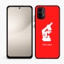 כיסוי בעיצוב אישי עם השם שלך לדגם - Motorola Moto E15 4G בעיצוב מיקרוסקופ