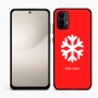 כיסוי בעיצוב אישי עם השם שלך לדגם - Motorola Moto E15 4G בעיצוב שלג