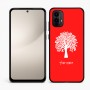 כיסוי בעיצוב אישי עם השם שלך לדגם - Motorola Moto E15 4G בעיצוב עץ