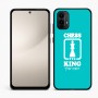כיסוי בעיצוב אישי עם השם שלך לדגם - Motorola Moto E15 4G בעיצוב שחמט