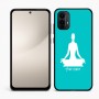 כיסוי בעיצוב אישי עם השם שלך לדגם - Motorola Moto E15 4G בעיצוב אימון יוגה