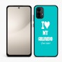 כיסוי בעיצוב אישי עם השם שלך לדגם - Motorola Moto E15 4G בעיצוב אוהב את החברה שלי