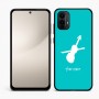 כיסוי בעיצוב אישי עם השם שלך לדגם - Motorola Moto E15 4G בעיצוב כינור