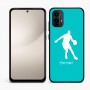 כיסוי בעיצוב אישי עם השם שלך לדגם - Motorola Moto E15 4G בעיצוב שחקן כדורסל