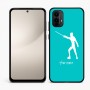 כיסוי בעיצוב אישי עם השם שלך לדגם - Motorola Moto E15 4G בעיצוב לוחם סייף