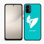 כיסוי בעיצוב אישי עם השם שלך לדגם - Motorola Moto E15 4G בעיצוב אופנוע ים