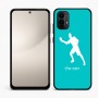 כיסוי בעיצוב אישי עם השם שלך לדגם - Motorola Moto E15 4G בעיצוב שחקן פינג פונג