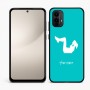 כיסוי בעיצוב אישי עם השם שלך לדגם - Motorola Moto E15 4G בעיצוב אישה מתאמנת