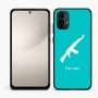 כיסוי בעיצוב אישי עם השם שלך לדגם - Motorola Moto E15 4G בעיצוב אק 47