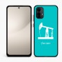 כיסוי בעיצוב אישי עם השם שלך לדגם - Motorola Moto E15 4G בעיצוב באר נפט