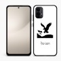 כיסוי בעיצוב אישי עם השם שלך לדגם - Motorola Moto E15 4G בעיצוב נשר אמריקאי