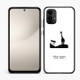כיסוי בעיצוב אישי עם השם שלך לדגם - Motorola Moto E15 4G בעיצוב ג'ירפה באפריקה