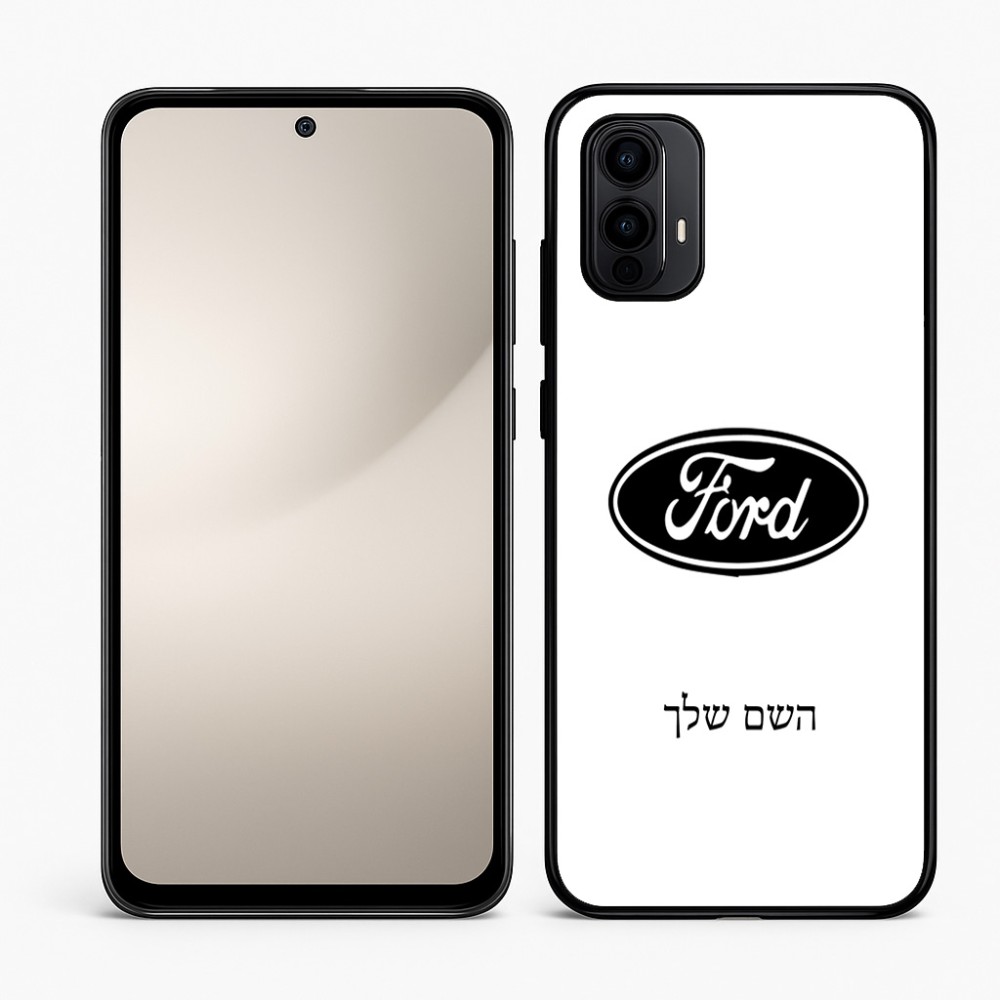 כיסוי בעיצוב אישי עם השם שלך לדגם - Motorola Moto E15 4G בעיצוב לחצות