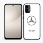 כיסוי בעיצוב אישי עם השם שלך לדגם - Motorola Moto E15 4G בעיצוב מרצדס-בנץ